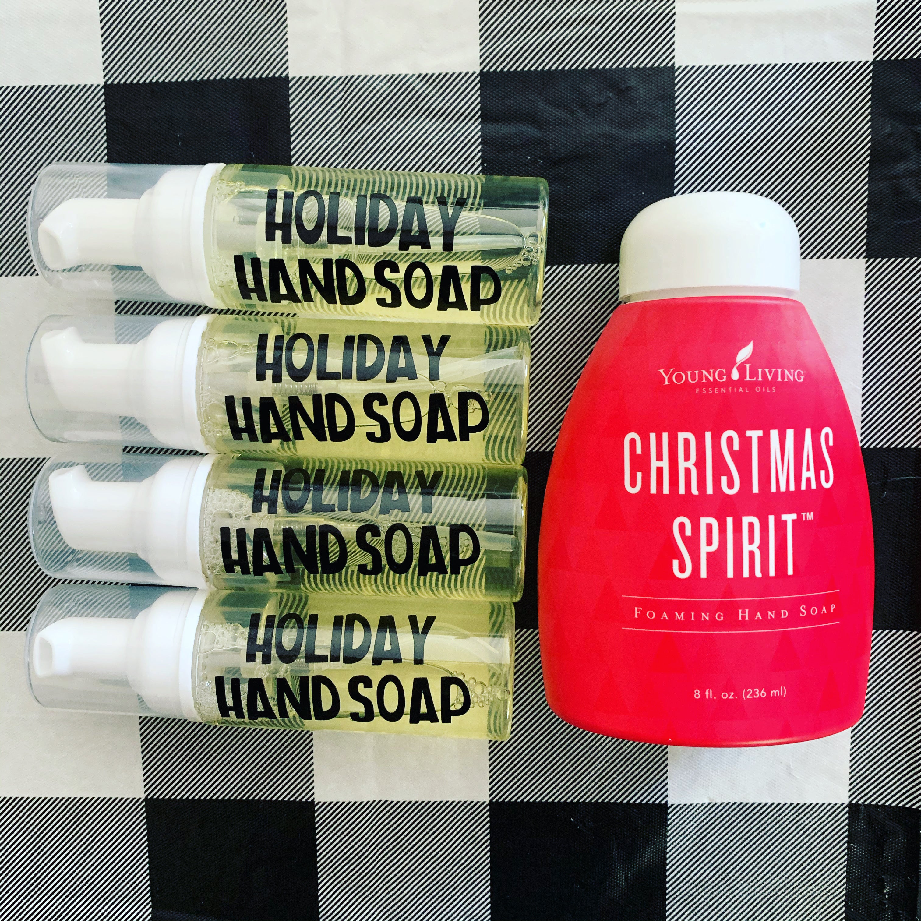 Holiday Hand Soap - Decal