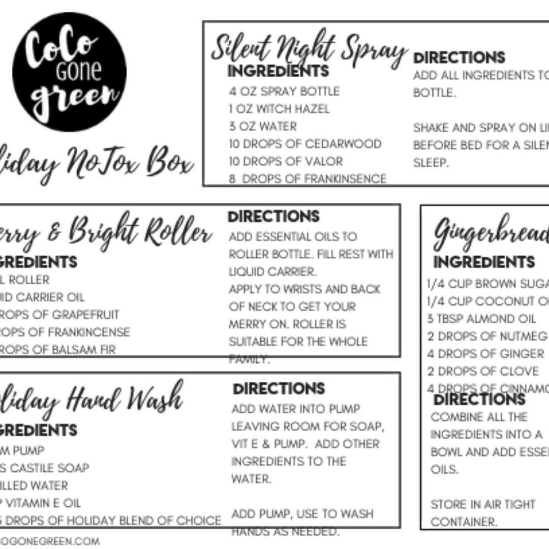 Holiday Recipe Card - DIGITAL