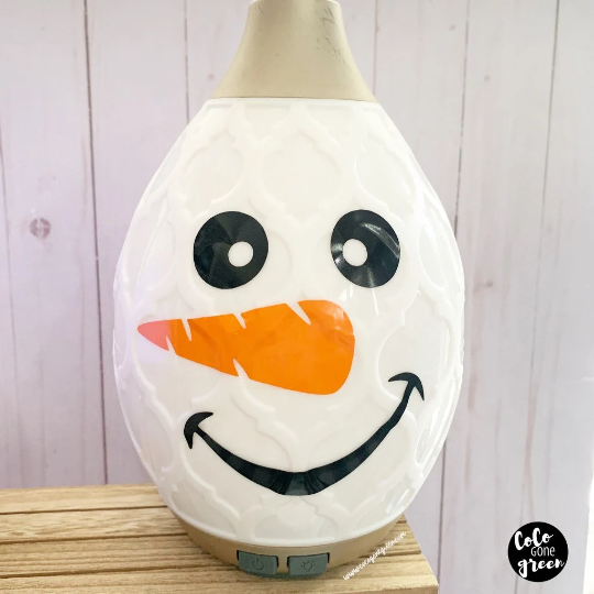 Snowman Diffuser Decal
